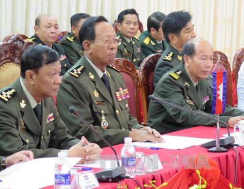Đoàn Bộ trưởng Bộ Quốc phòng Vương quốc Campuchia thăm Việt Nam ảnh 1